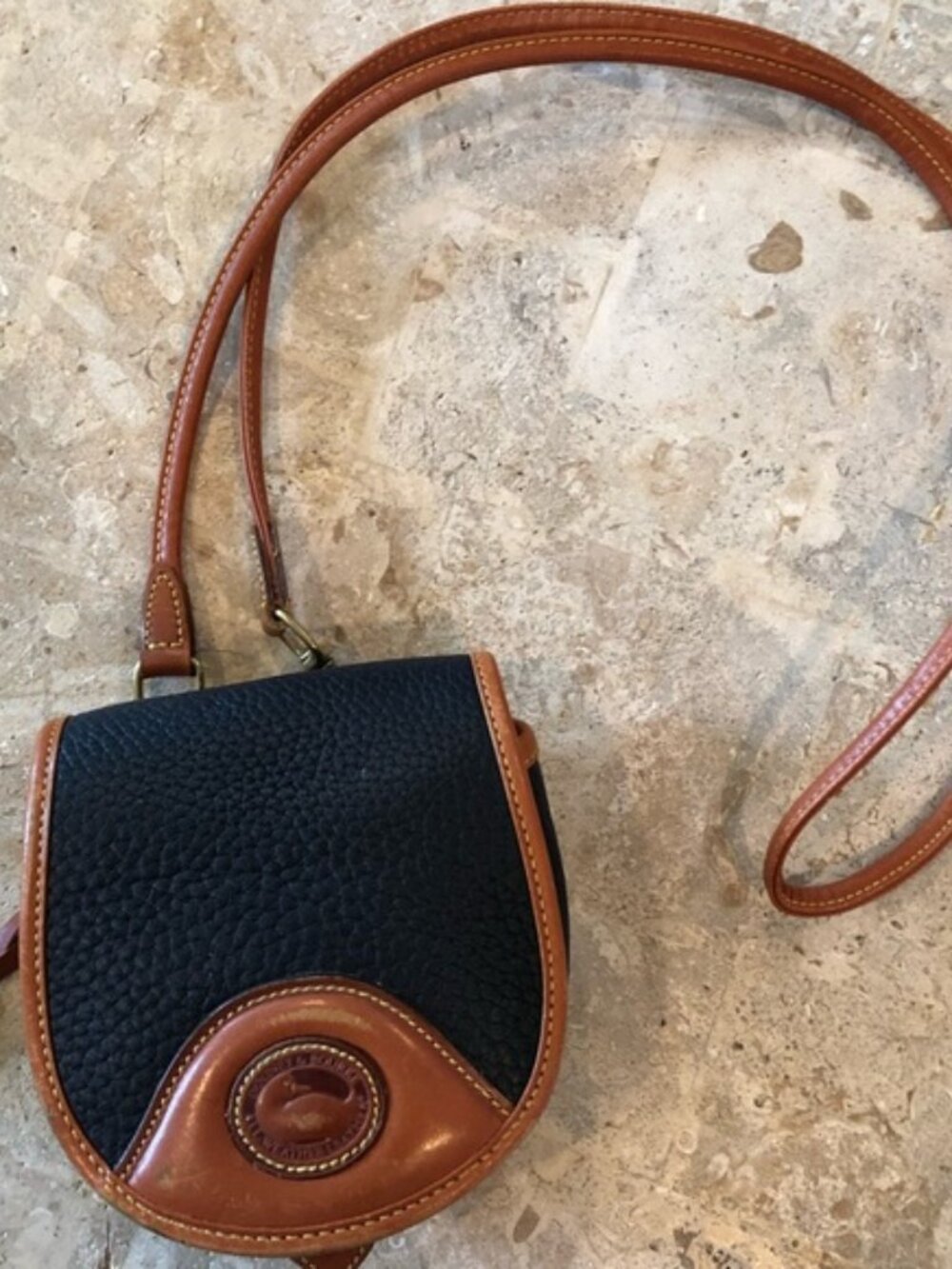 Vintage Dooney & Bourke Mini Leather Belt Bag
